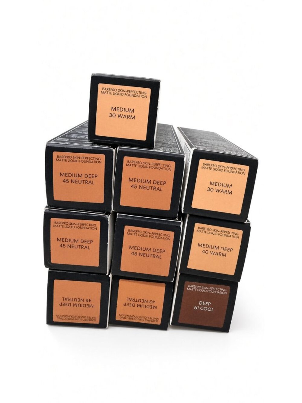 bareMinerals Lot of 10 barePRO 24HR Matte Liquid Foundation 30ml SPF 20